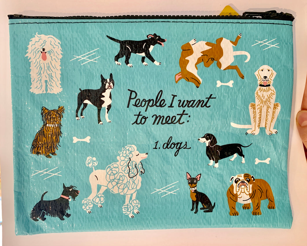 Blue Q Travel Pouch “Dogs”